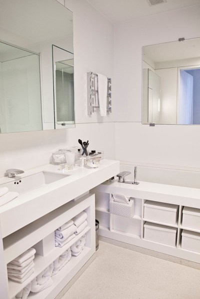 The bathroom. (Photo: Celeste Sloman/New York Observer)