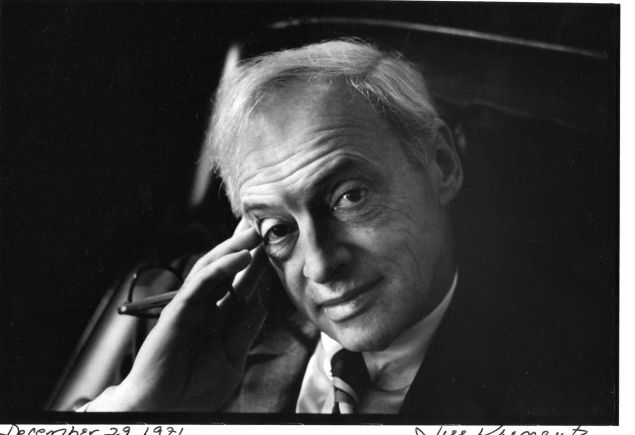Saul Bellow photographed by Jill Krementz in Chicago on December 29, 1971.