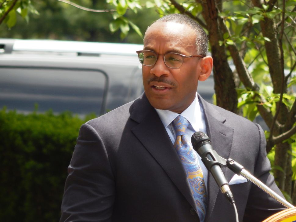Essex County Democratic Chairman Leroy Jones: not in intimidator mode in this crisis.