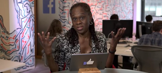 Chirlane McCray taking questions on Facebook. (Screengrab: Facebook)