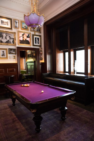 The Billiard Room at the Clock Tower, situated in the old MetLife building. (Photo: Arman Dzidzovic/New York Observer)