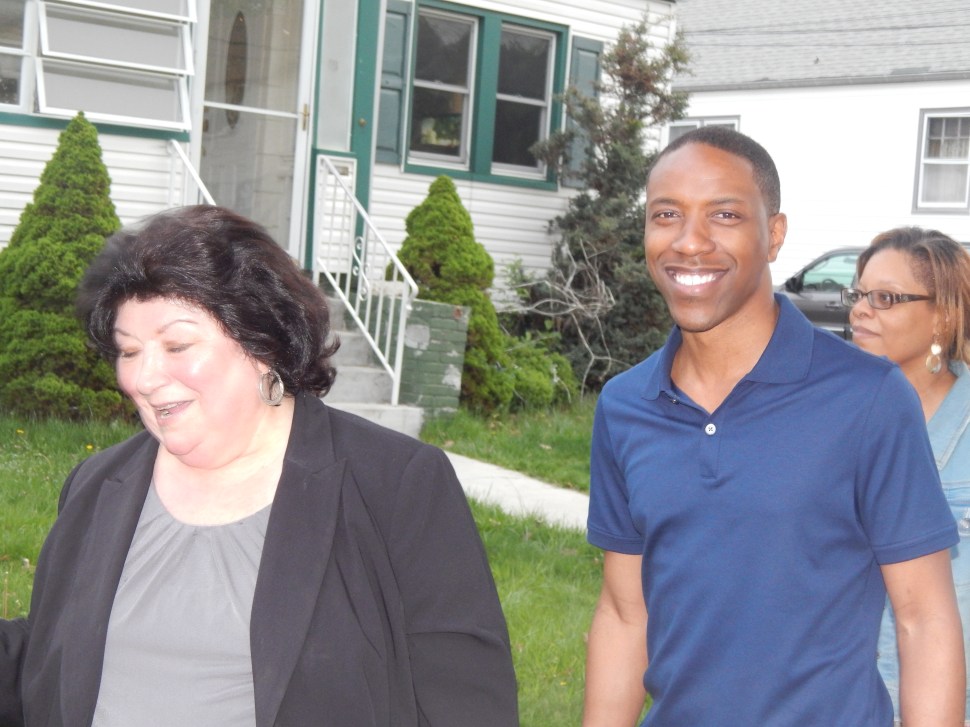 Assemblyman Jamel Holley (D-20) and Roselle Christine Dansereau.