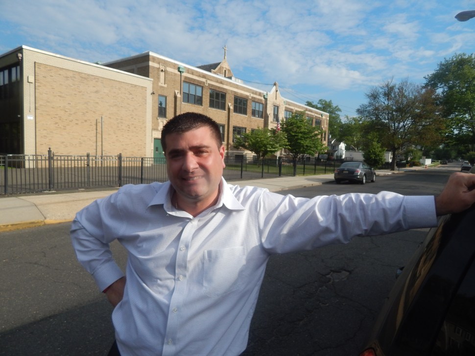 Monteiro ally Farina campaigned in Elizabeth's Ward 3 on Tuesday.