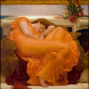 Flaming June, 1895, by Frederic Lord Leighton. (Courtesy: The Frick)