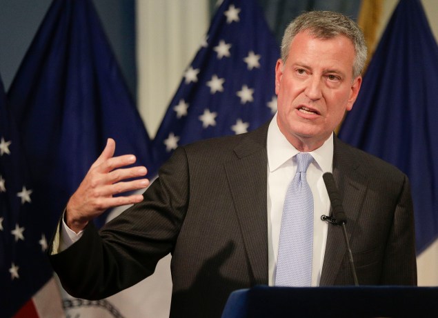 Mayor Bill de Blasio (Photo: Julie Jacobson-Pool/Getty Images)