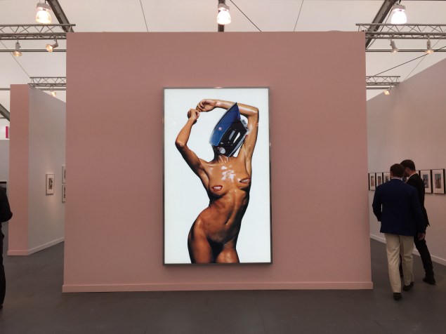 Linder, Untitled (1977) at Stuart Shave/Modern Art, Booth C55 at Frieze New York 2015. (Photo: Alanna Martinez)