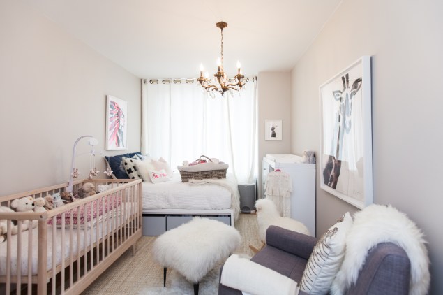Baby Margaux's room. (Photo: Emily Assiran/New York Observer)