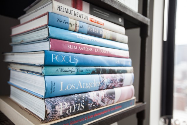 Ms. Morel's books. (Photo: Emily Assiran/New York Observer)