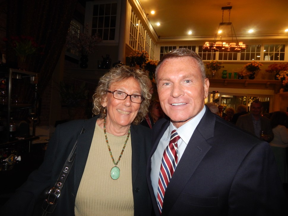 Essex County Freeholder Pat Sebold, with Essex County Clerk Chris Durkin.