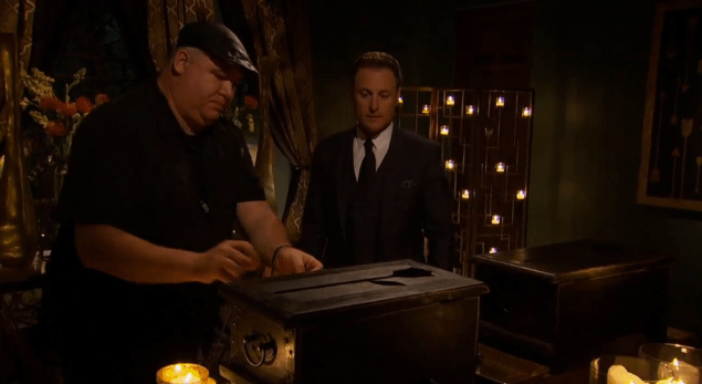 LEATHER HAT MAN FOR BACHELOR!!! (Photo: ABC)