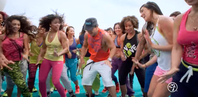 This would maybe be fun for 30 minutes. (Photo: Zumba-Cruise.com)