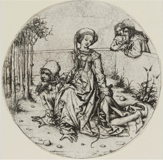 Aristotle and Phyllis, 1500s. (The Museum of Fine Arts, Houston, gift of Marjorie G. and Evan C. Horning)