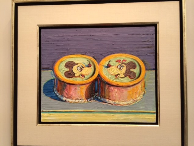 A Wayne Thiebaud at Frieze, 2015.