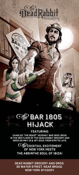 The pop-up runs May 15th and May 16th. (Photo: Bar 1805/The Dead Rabbit)