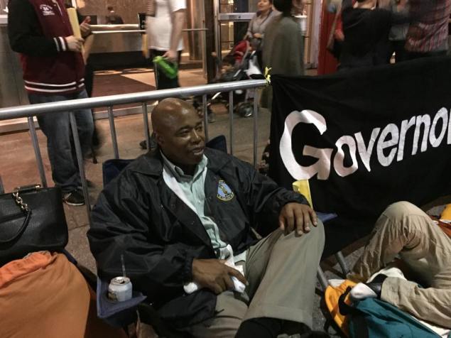 cuomo new york rent protest