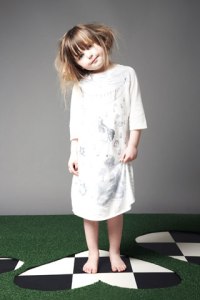 A four-year-old Daisy Lowe for Alexa and Alexa (Photo by Vogue)