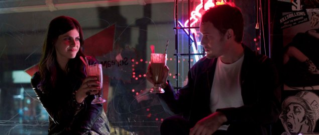 Alexandra Daddario and Anton Yelchin in Burying the Ex.