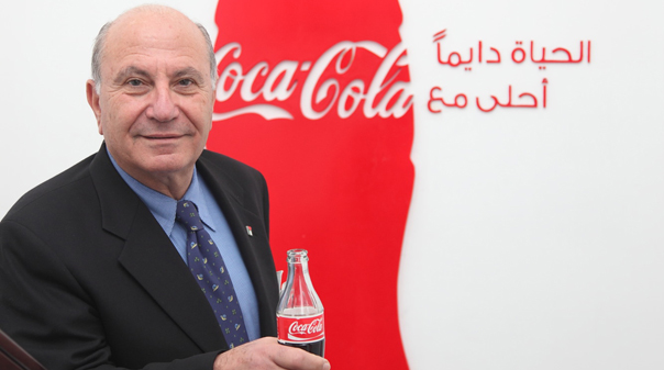 Zahi Khouri is the Chairman of the National Beverage Company in Ramallah (Coca-Cola Publicity Materials)