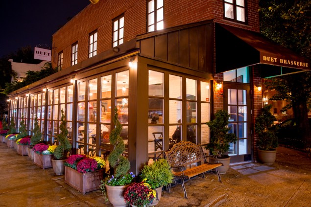 The exterior of the restaurant. (Photo: Duet Brasserie)