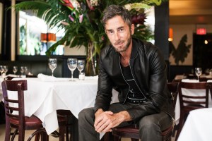 Mr. Houmard at Indochine. (Photo: Emily Assiran/New York Observer)