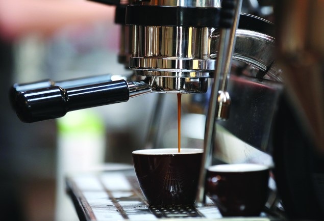 SAN FRANCISCO, CA - AUGUST 26: Freshly brewed coffee drips into a cup at Sightglass Coffee on August 26, 2011 in San Francisco, California. Coffee shops across the country are being faced with the decision to raise retail coffee prices as wholesale coffee bean prices are surging. According to the International Coffee Organization, the daily average composite price of coffee beans has gone up nearly every day over the last 12 days. (Photo by Justin Sullivan/Getty Images)