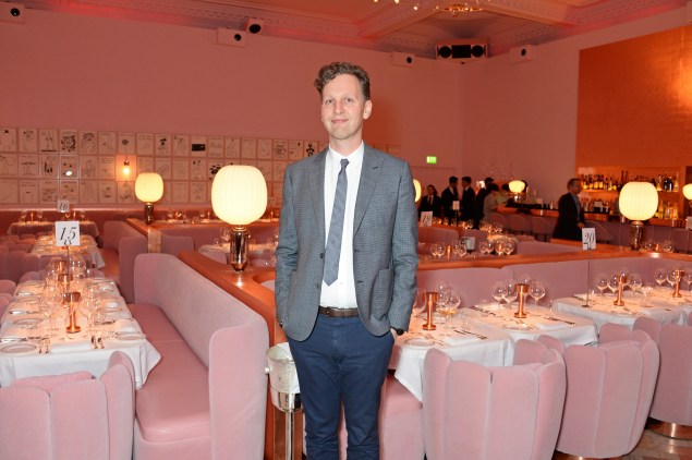 David Shrigley unveils gallery of his cartoons at Sketch Restaurant in London. (Photo: Courtesy of David M. Benett/Getty)