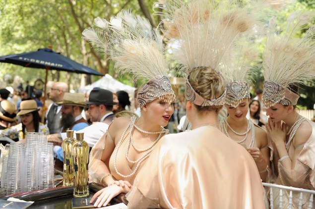 The Dreamland Follies attend the 9th Annual Jazz Age Lawn Party on Governor's Island. (Photo: Getty Images)