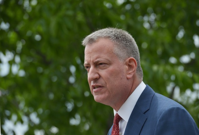 Mayor Bill de Blasio. (Photo: MANDEL NGAN/AFP/Getty Images)