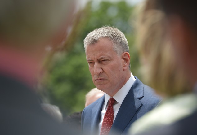Mayor Bill de Blasio. (Photo: MANDEL NGAN/AFP/Getty Images)