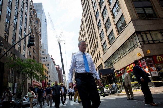 Mayor Bill de Blasio. (Photo: Eric Thayer/Getty Images)