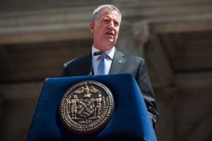 Mayor Bill de Blasio.(Photo: Andrew Burton/Getty Images)