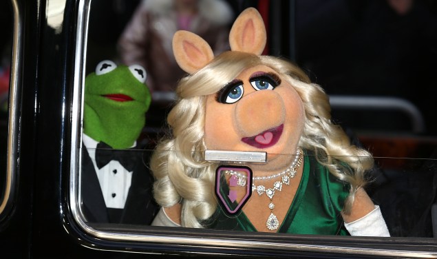 Kermit the Frog and Miss Piggy. (Photo: Getty Images)