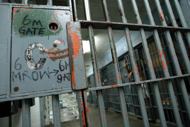 A locked cellblock inside the Los Angeles Men's Central Jail in downtown Los Angeles. (Photo: Robyn Beck/Getty Images)