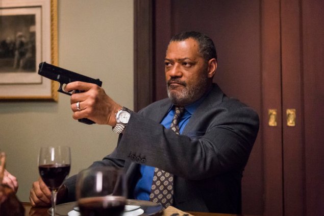 HANNIBAL -- "Aperitivo" Episode 304 -- Pictured: Laurence Fishburne as Jack Crawford -- (Photo by: Brooke Palmer/NBC)