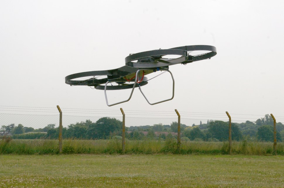 A demonstration prototype of Malloy Aeronautics hoverbike, still under development. (Photo: Malloy Aeronautics)