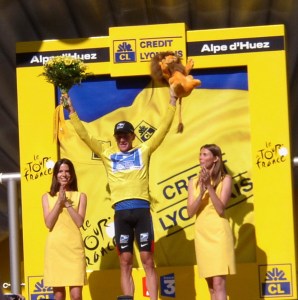 Lance Armstrong in happier times (Wkikimedia).