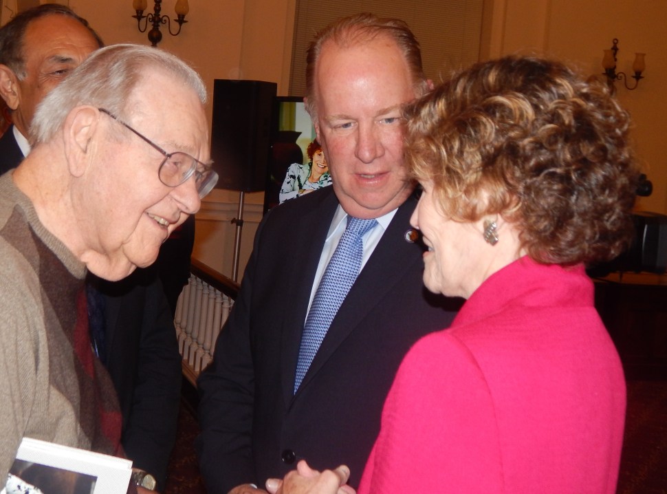 By virtue of making an optically optimum Monday evening public appearance with eventual Tuesday night winner Elizabeth Mayor Chris Bollwage, author Judy Blume was an honorary PolitickerNJ winner this week.