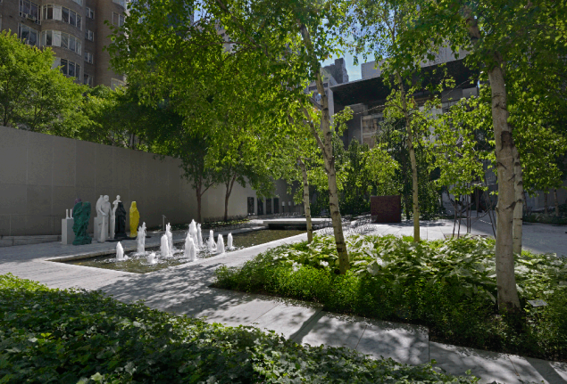 Installation view of The Modern Monument in The Abby Aldrich Rockefeller at The Museum of Modern Art. (Photo: courtesy Martin Seck)