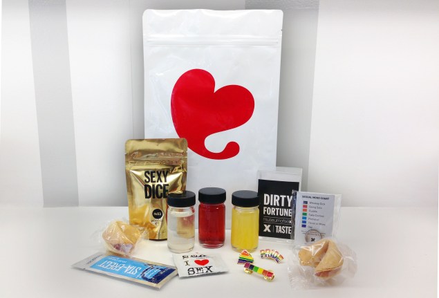 Pride package goody bag. (Photo: courtesy Museum of Sex)