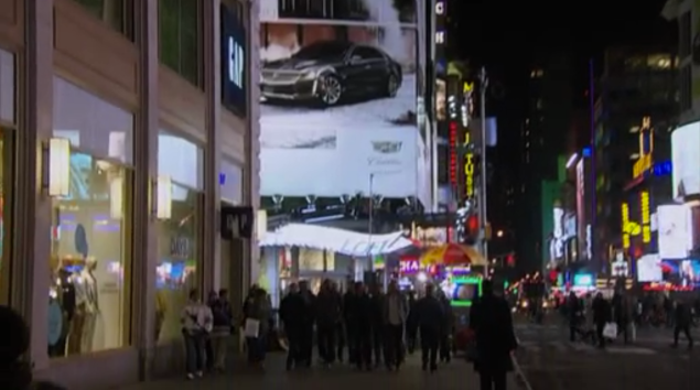 "TIMES SQUARE IS SO AWESOME LOLOL" (Photo: ABC)