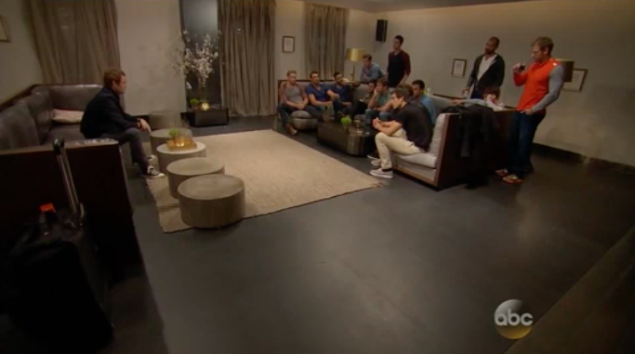 "oh hey Nick what's up, we were just casually all sitting on this one couch together" (Photo: ABC)