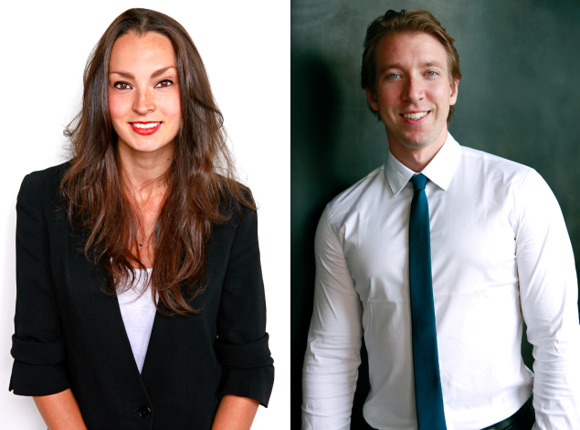 Founders Jessica Ohlssen and James Everett. (Photos: WellSquad)