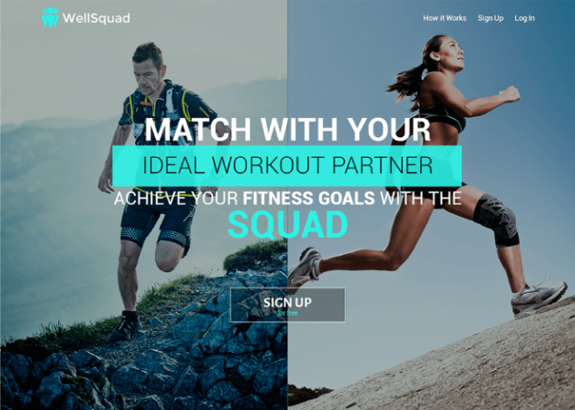 WellSquad's homepage. (Photo: WellSquad)