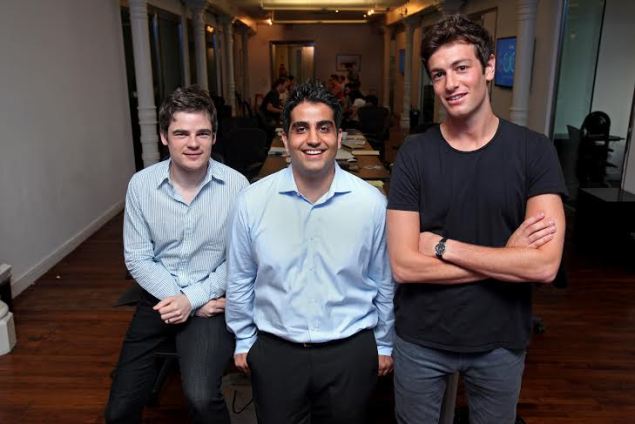 Oscar co-founders (from left) Mario Schlosser, Kevin Nazemi, and Joshua Kushner want to make health insurance easy and transparent. (Photo: Bruce Gilbert) 