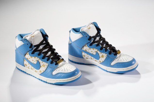 Ron Wood Dunk Supremes (Photo courtesy of The Rise of Sneaker Culture)