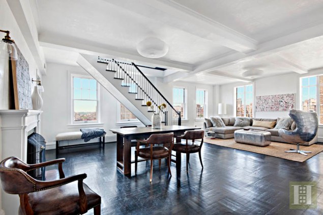 Mary-Louise Parker's former West Village duplex is back on the market. (Halstead Property)