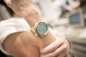 The "Watch Hunger Stop " watch at the Michael Kors World Food Day Event on October 16, 2013 in Berlin, Germany.  (Photo by Timur Emek/Getty Images)