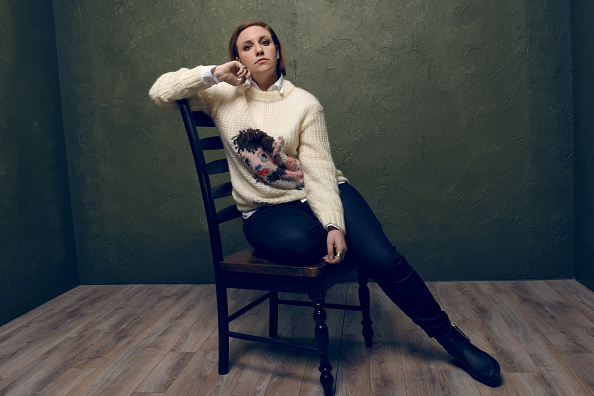 Ms. Dunham poses at a shoot for the Sundance Film Festival in Park City, Utah.  (Photo by Larry Busacca/Getty Images)