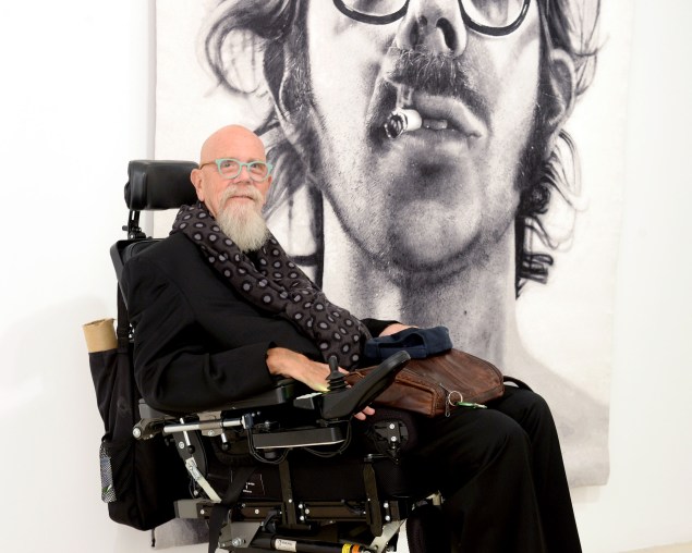 Chuck Close. (Photo: Clint Spaulding for Patrick McMullan)