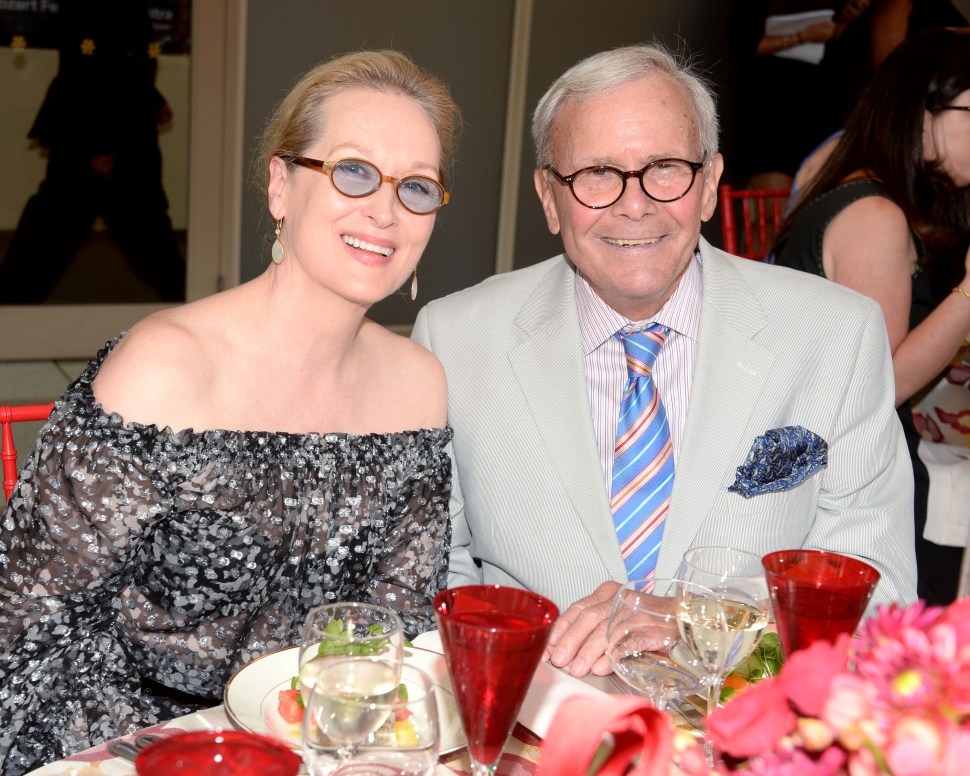 Meryl Streep, Tom Brokaw (Photo: Clint Spaulding for Patrick McMullan)